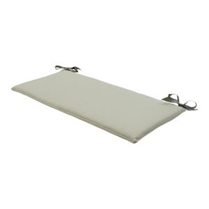 Bankkussen (110x48cm) Beige Canvas eco+