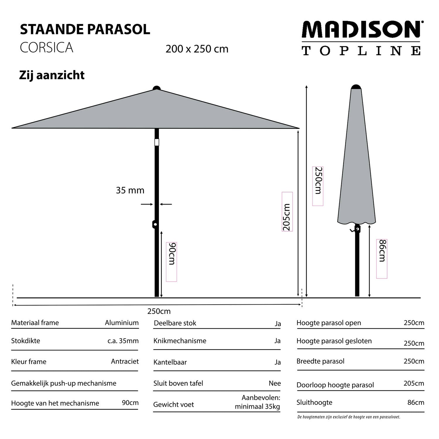 Madison Parasol Corsica (200x250)
