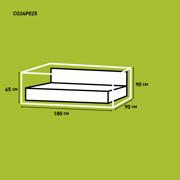 thumbnail: Madison loungeset hoes (180x90xh90/65cm)