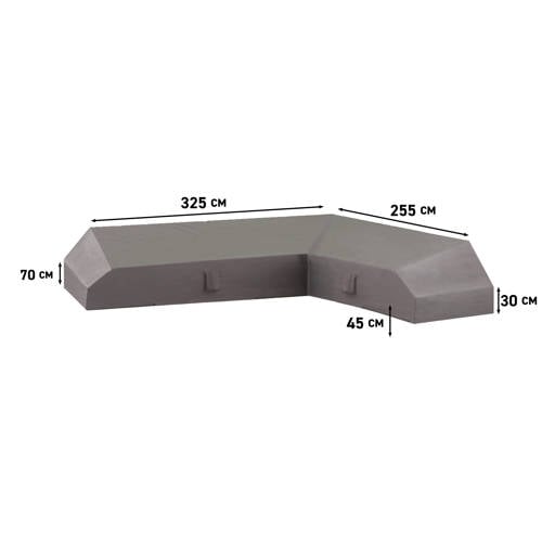 Madison loungeset hoes (325&255x90x70/30) afbeelding