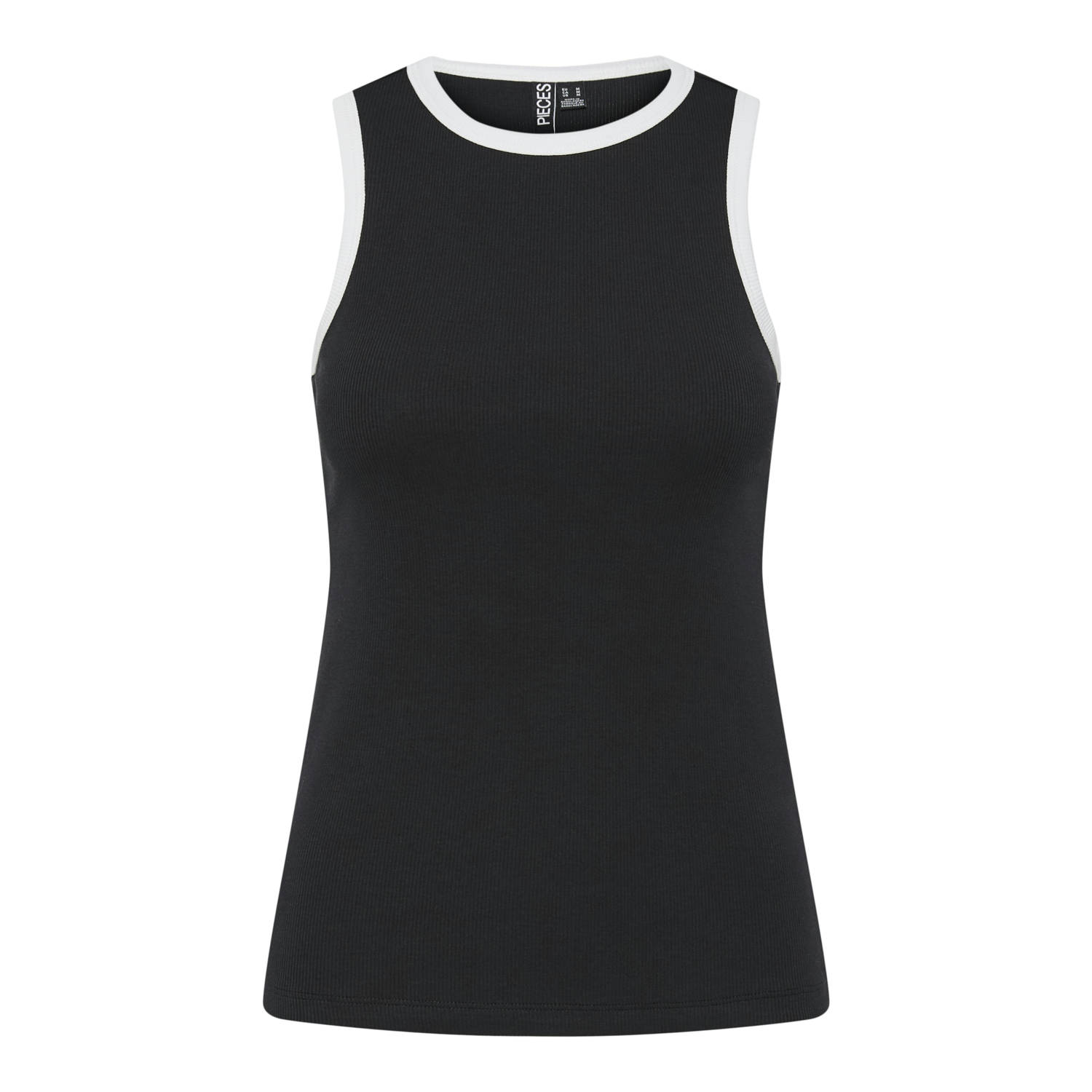 PIECES Curve singlet zwart