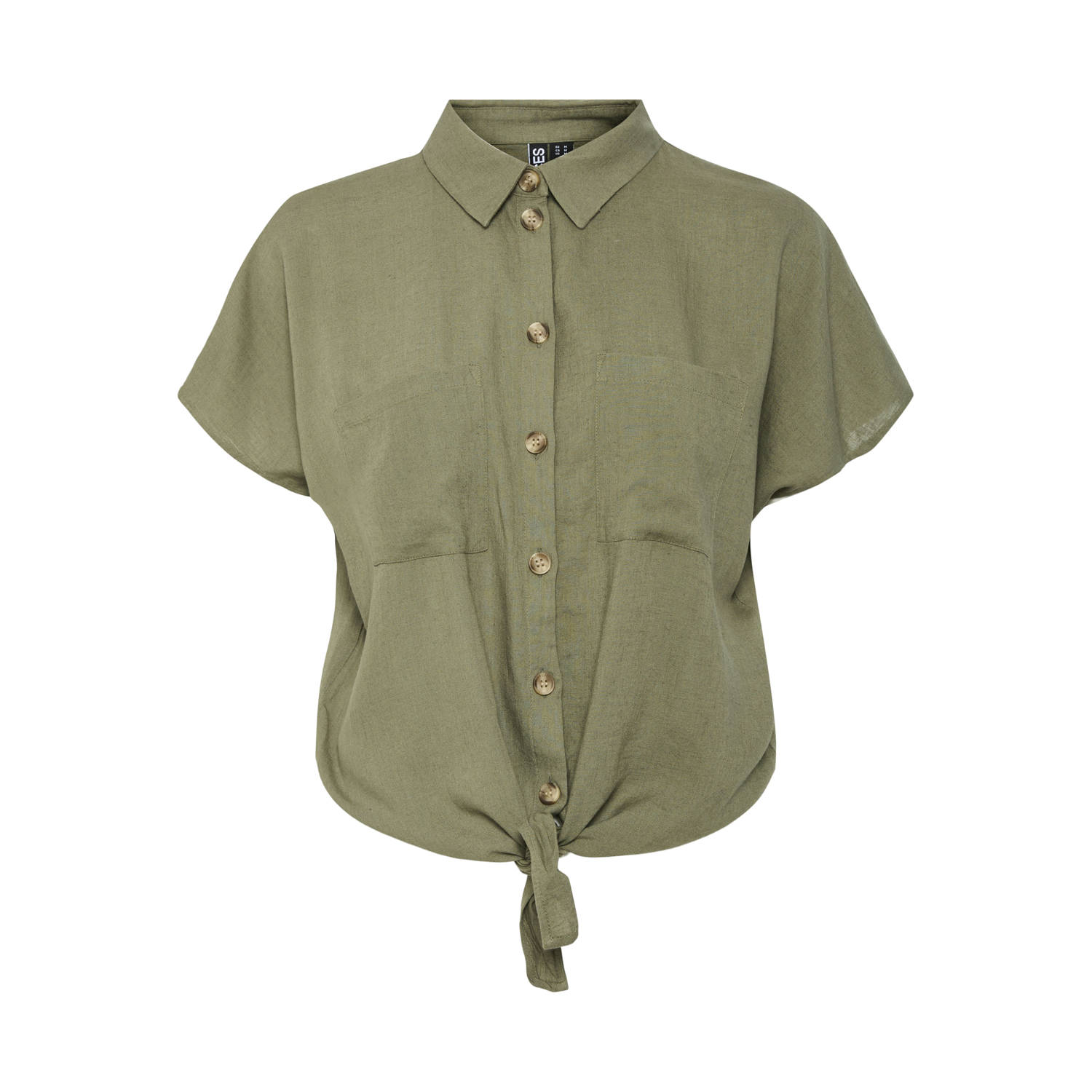 PIECES Curve blouse kaki