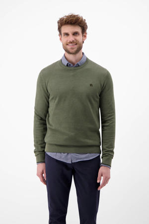 pullover fijn gebreid groen