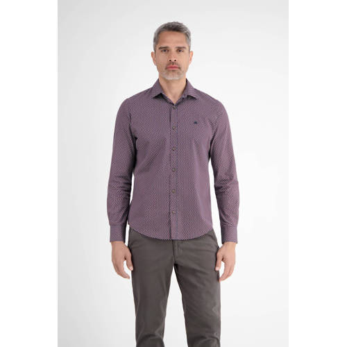 LERROS regular casual overhemd rood afbeelding