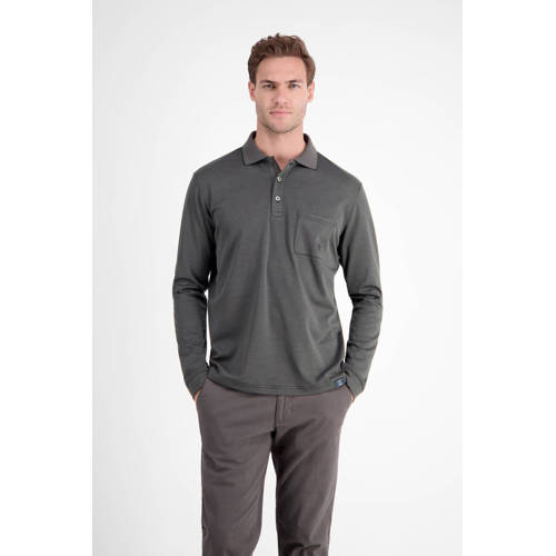 LERROS regular polo grijs afbeelding