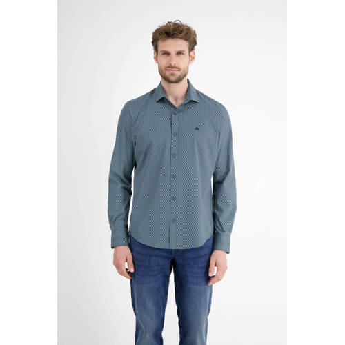 LERROS regular casual overhemd blauw afbeelding