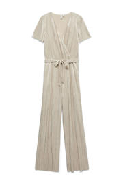 thumbnail: VERO MODA wide leg jumpsuit zilver met lurex