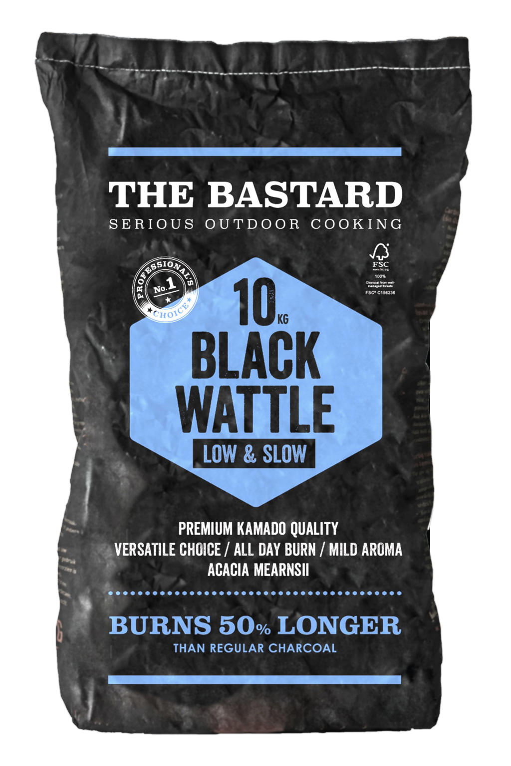 The Bastard houtskool Black Wattle 10 kg