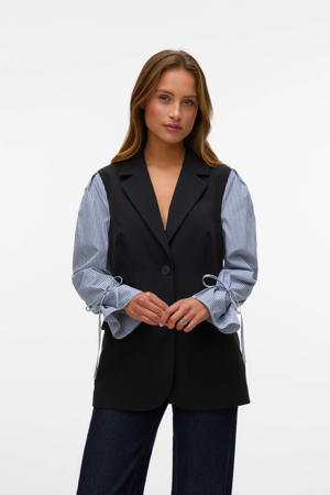 regular blazer zwart