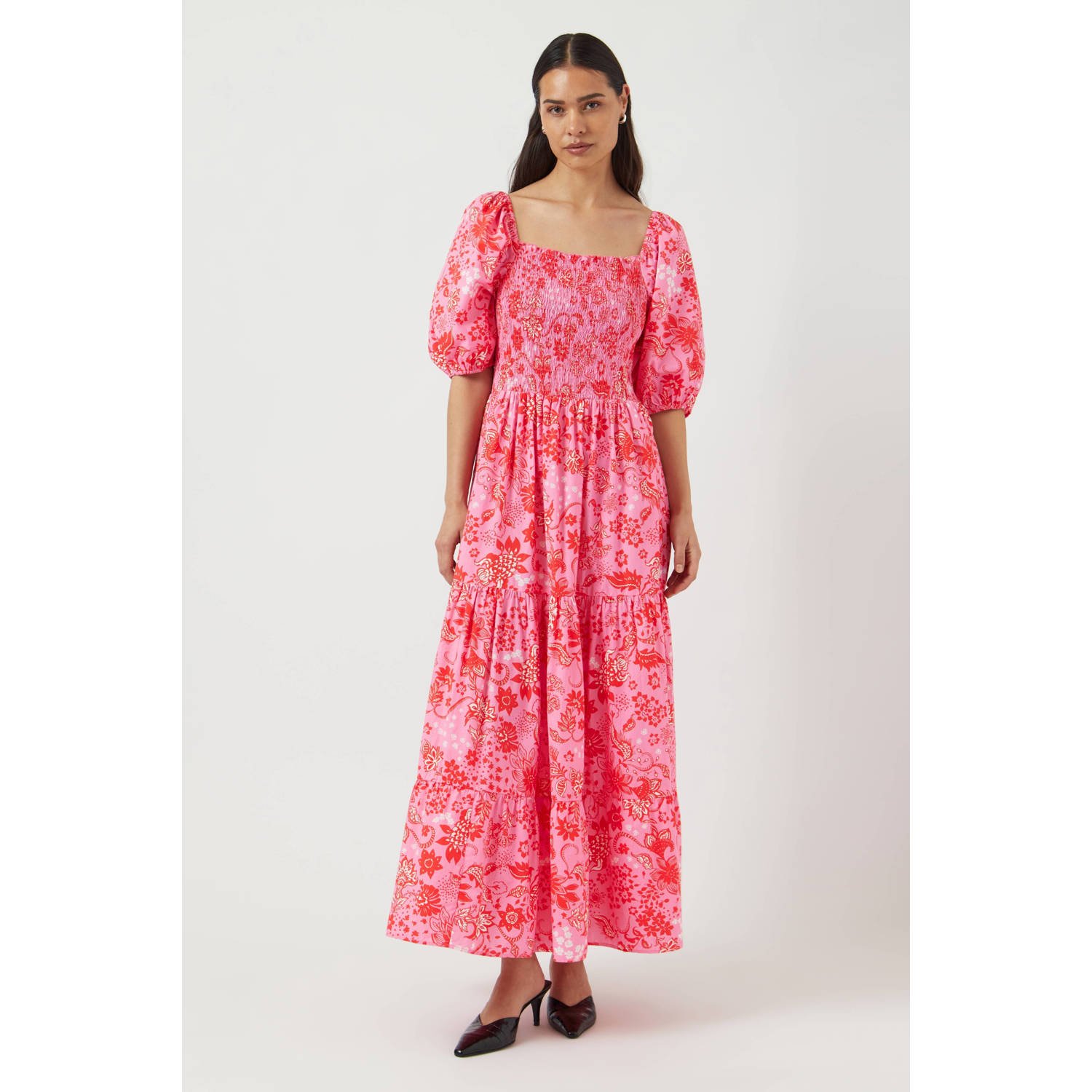 Y.A.S maxi jurk roze
