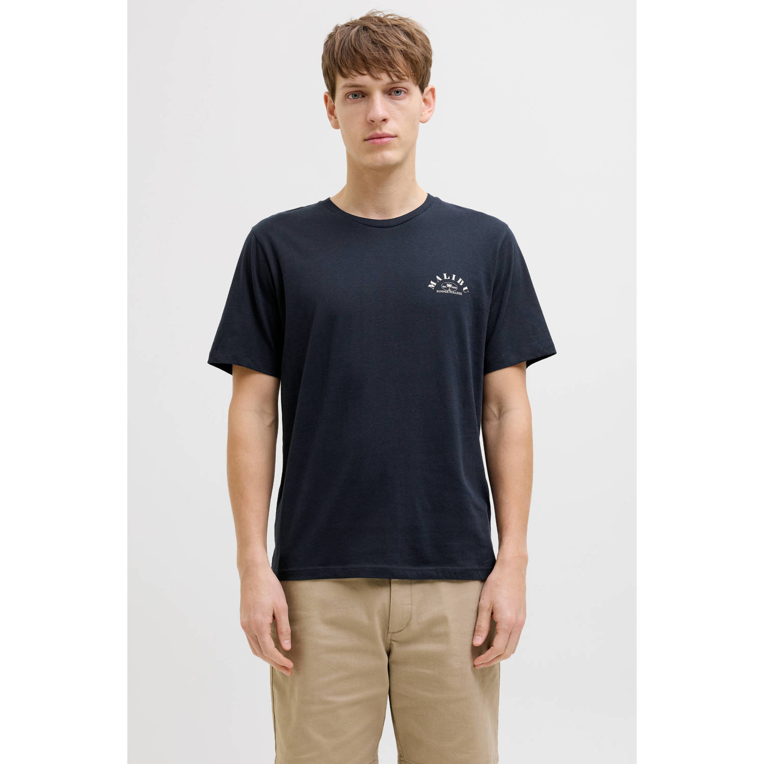 JJ REBEL T-shirt donkerblauw