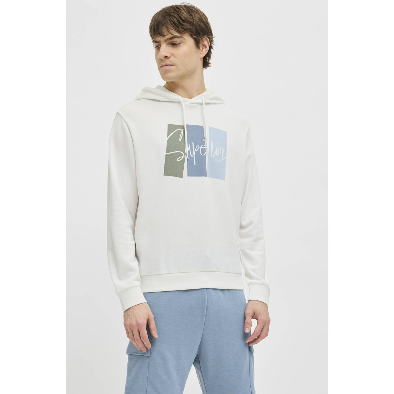 JJ REBEL hoodie wit