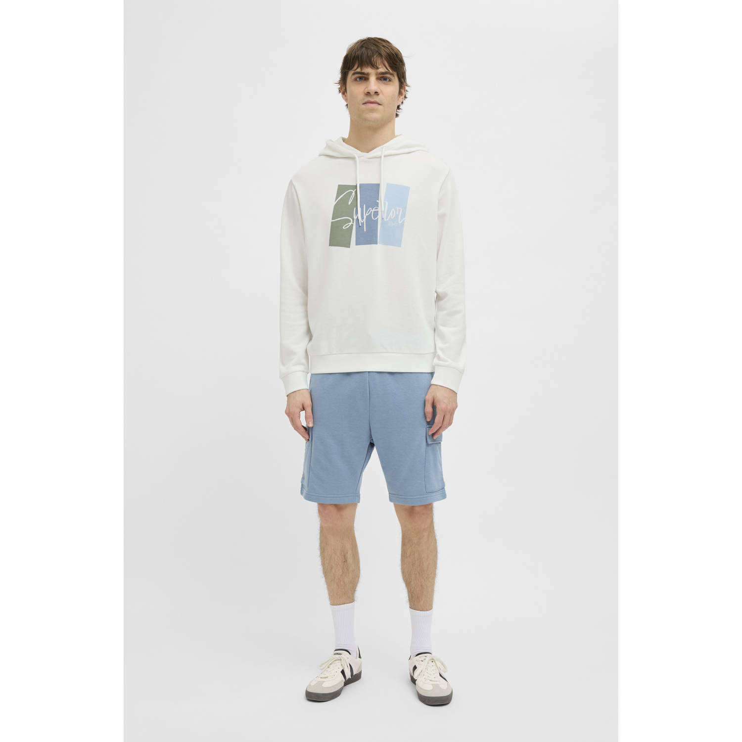 JJ REBEL hoodie wit