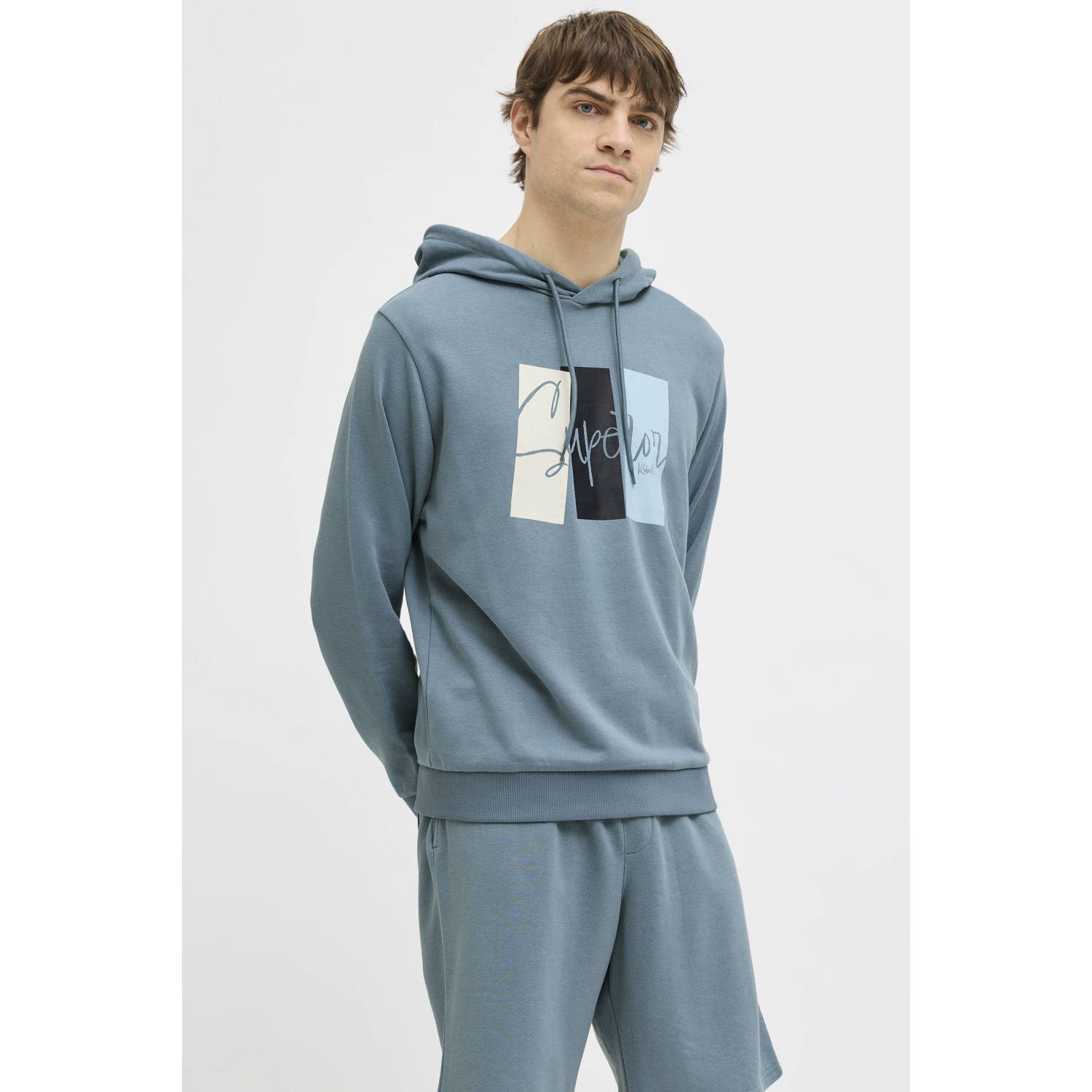 JJ REBEL hoodie blauw
