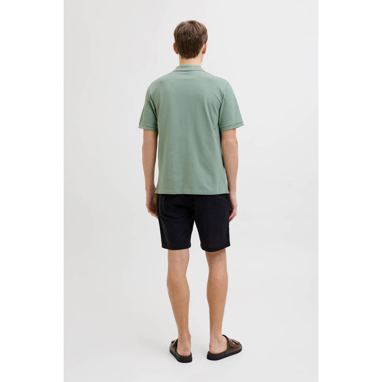 JJ REBEL regular polo groen