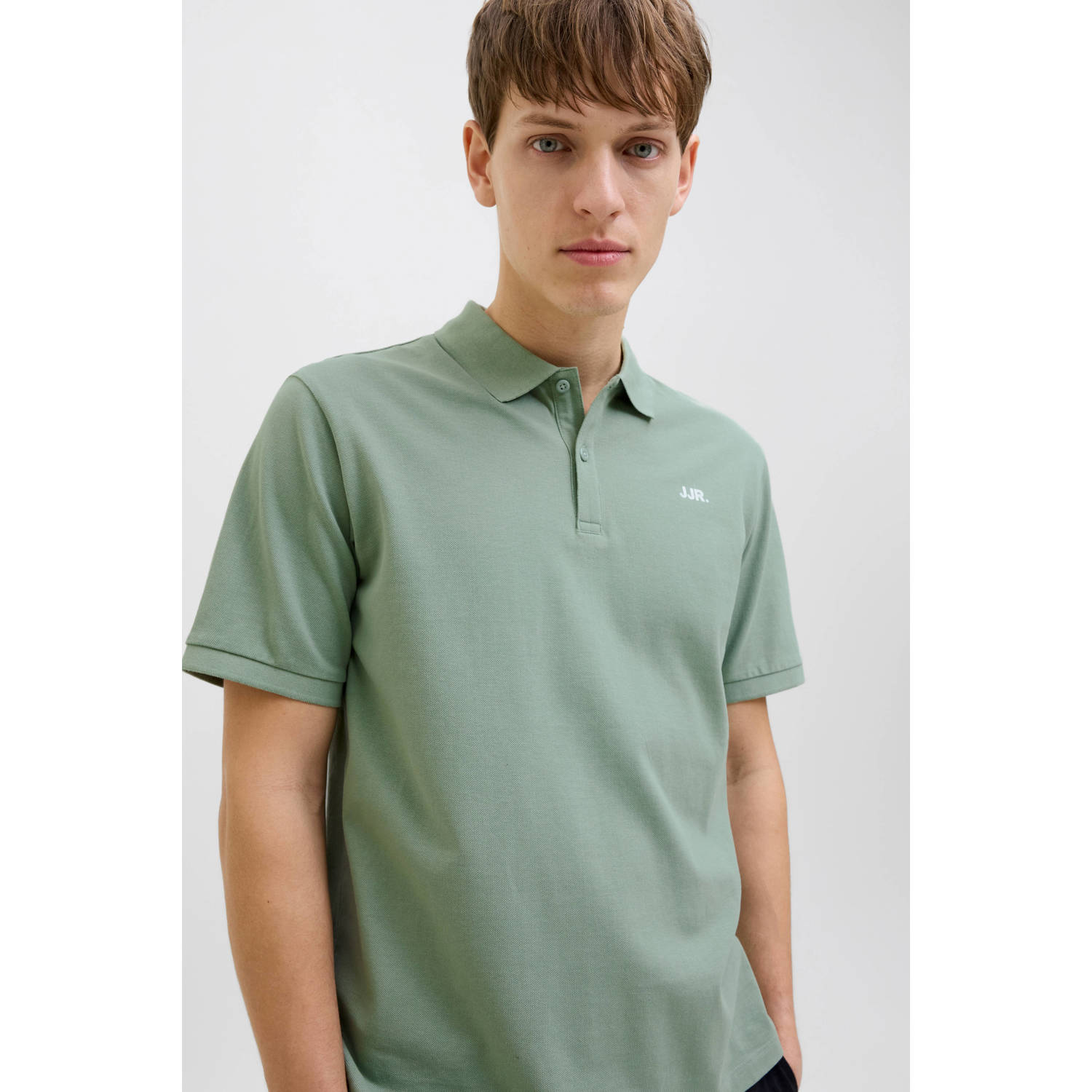 JJ REBEL regular polo groen