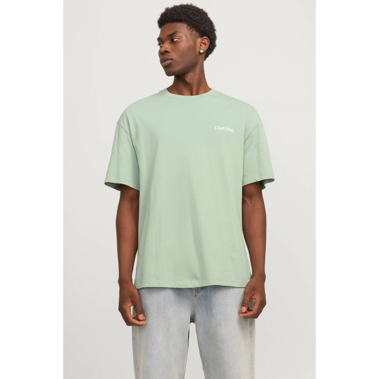 Jack & Jones Shirt met ronde hals JJEBRADLEY GRAPHIC TEE SS O-NECK NOOS