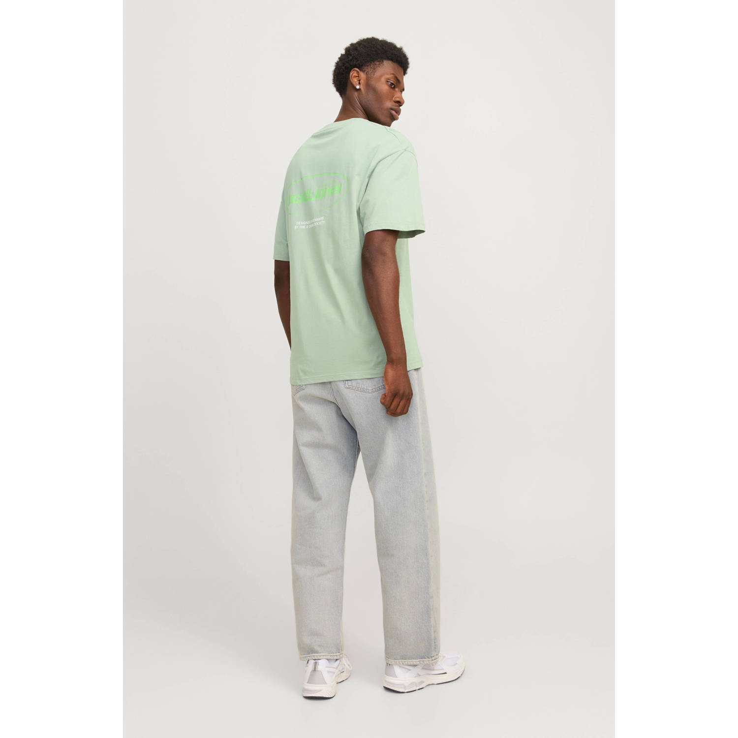 JACK & JONES ESSENTIALS t-shirt lichtgroen