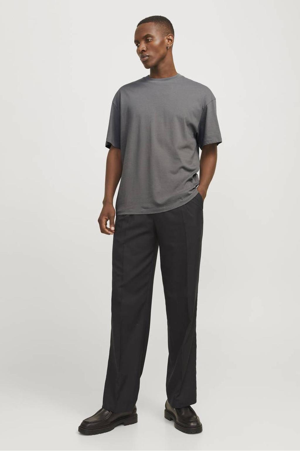 JACK & JONES ESSENTIALS relaxed T-shirt grijs