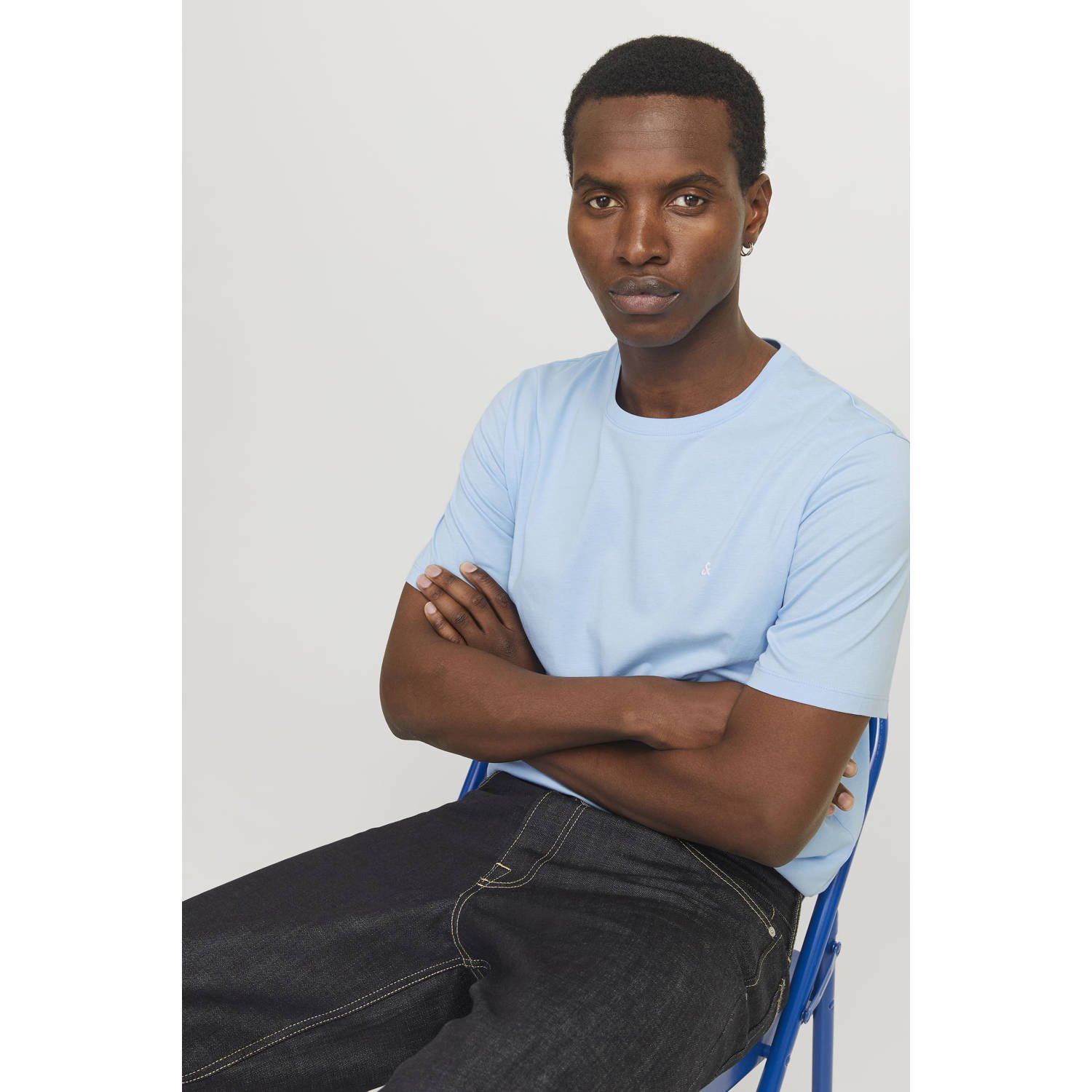 Jack & Jones Shirt met ronde hals JJEPAULOS TEE SS CREW NECK NOOS