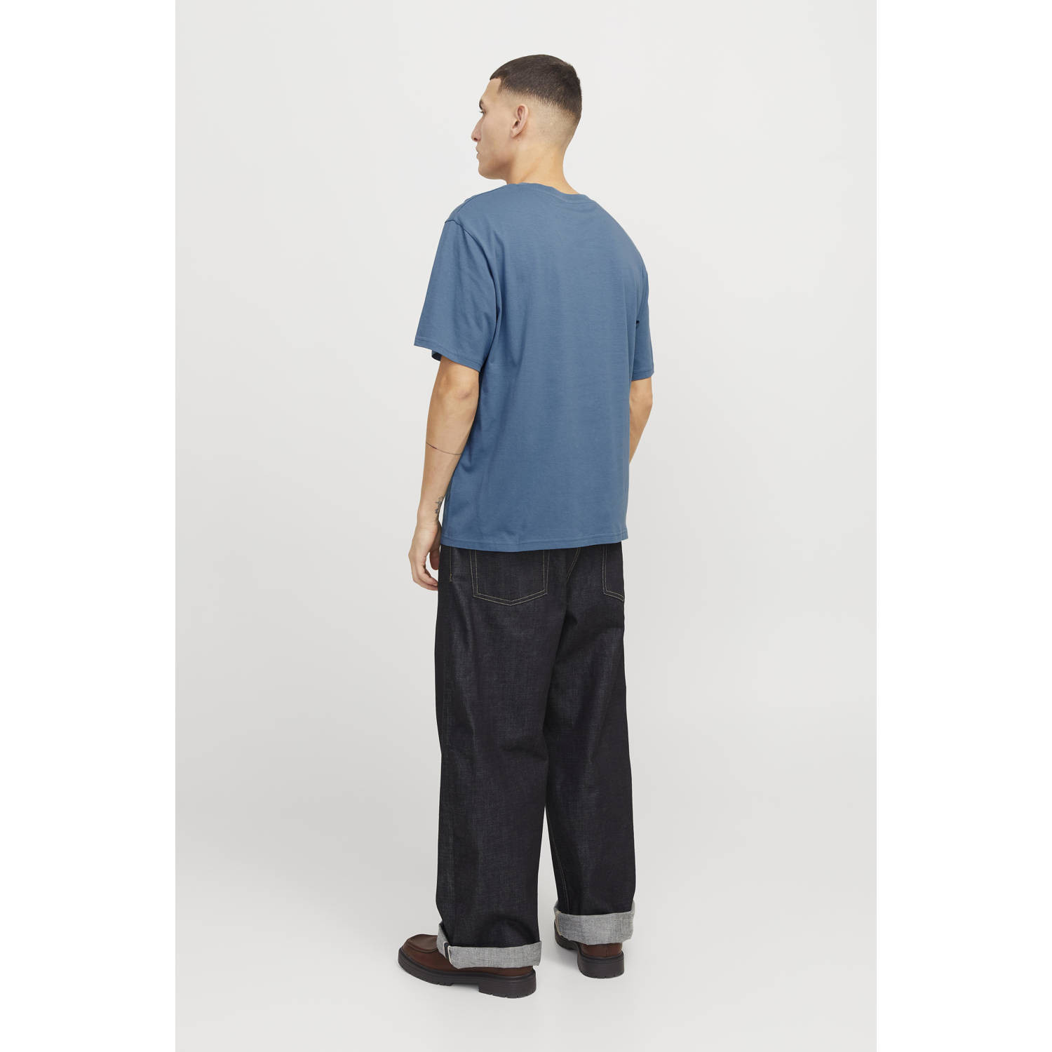 JACK & JONES ESSENTIALS T-shirt blauw