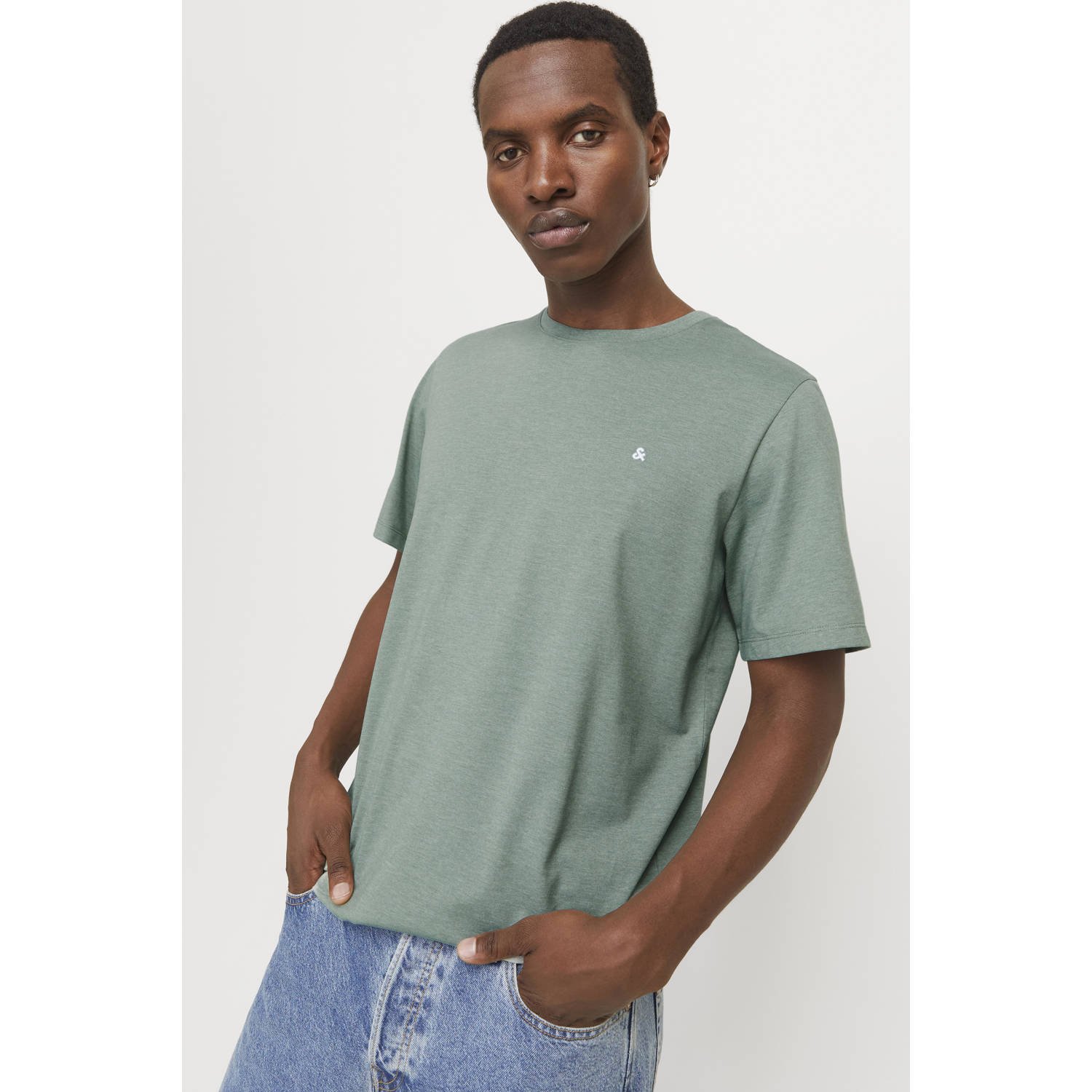 Jack & Jones Shirt met ronde hals JJEPAULOS TEE SS CREW NECK NOOS