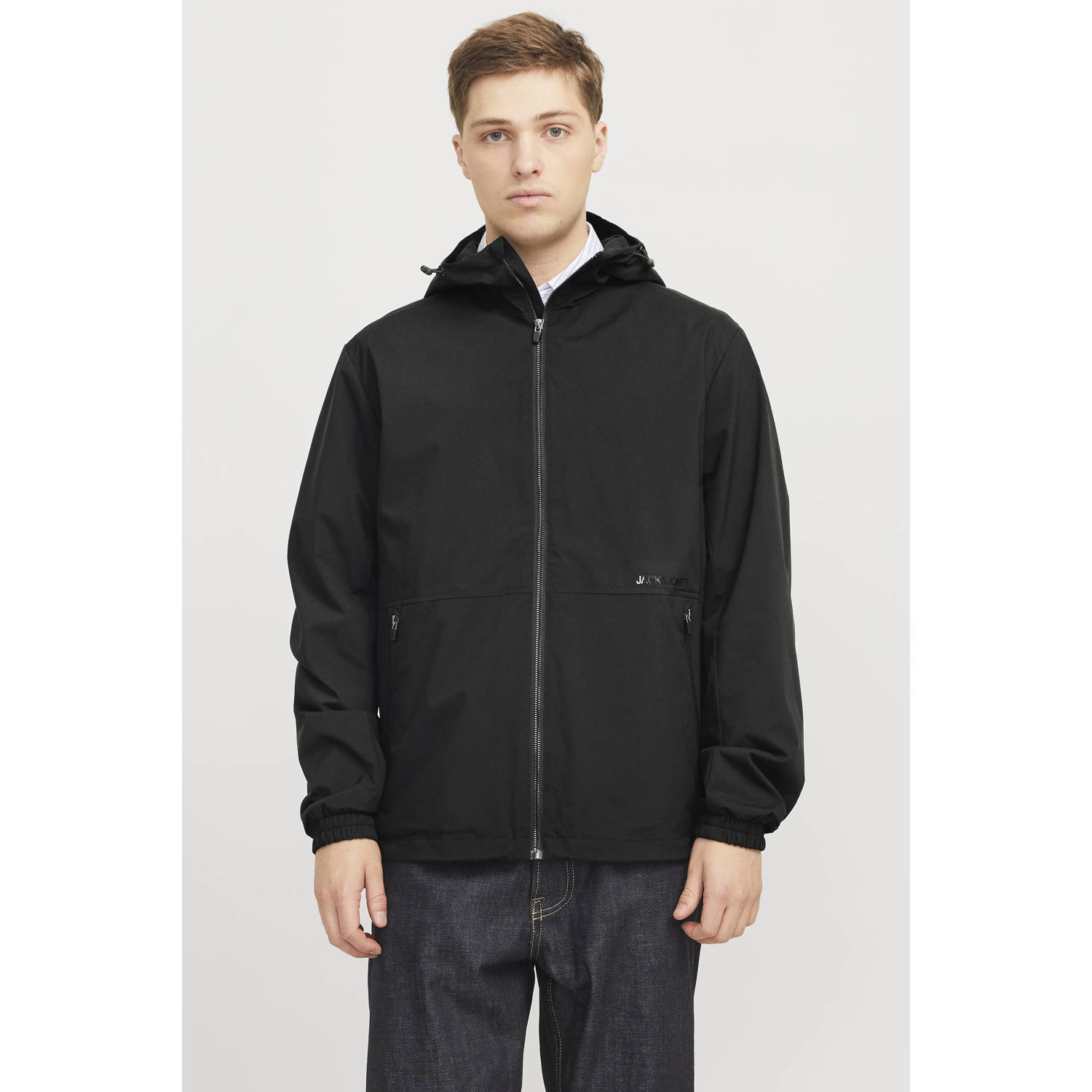 JACK & JONES ESSENTIALS tussenjas zwart