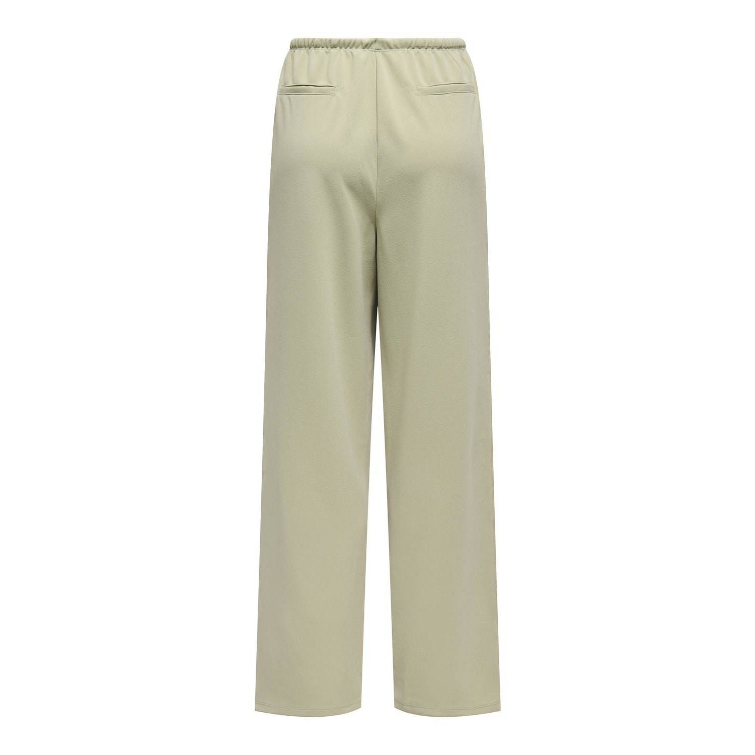 ONLY CARMAKOMA wide leg regular waist broek lichtgroen