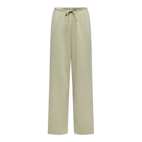 ONLY CARMAKOMA wide leg regular waist broek lichtgroen afbeelding