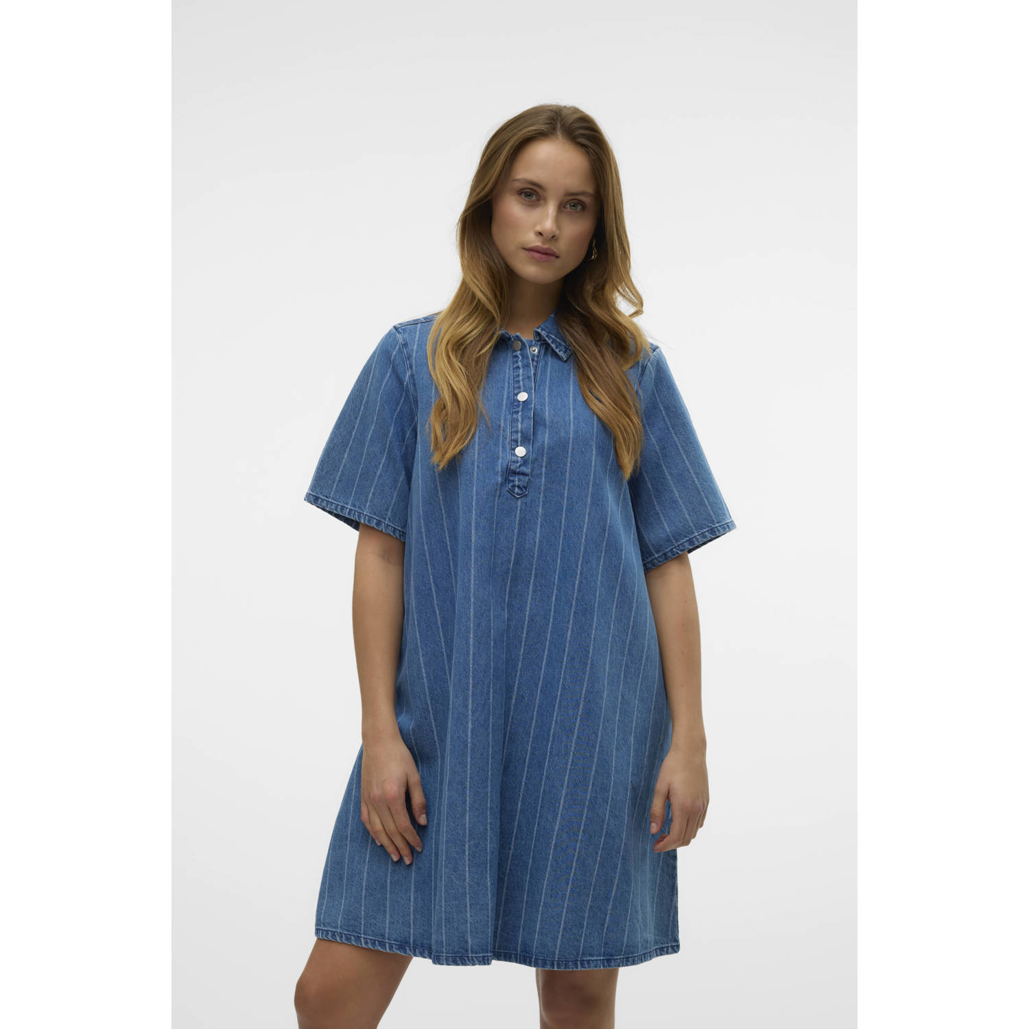 VERO MODA spijkerjurk medium blue denim