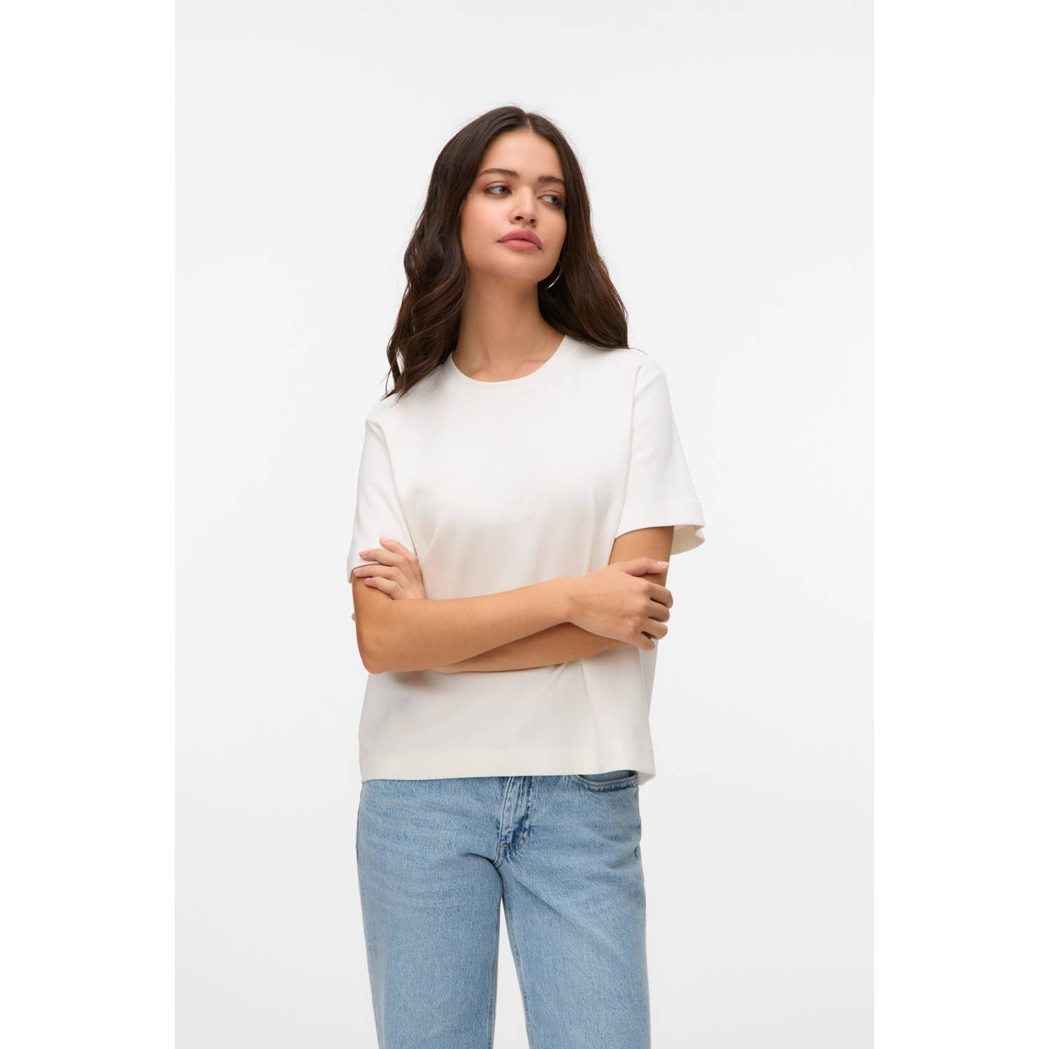VERO MODA T-shirt ecru