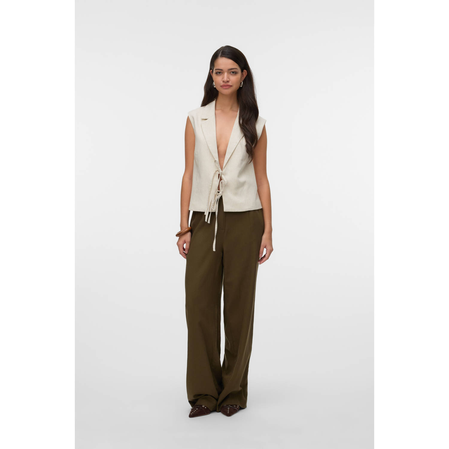 VERO MODA gilet ecru
