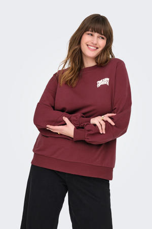 sweater donkerrood
