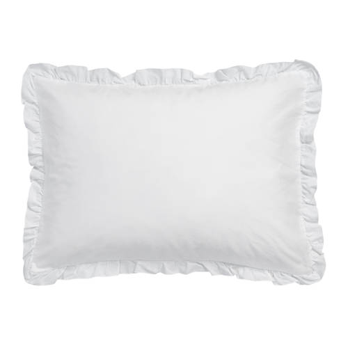 Vandyck kussensloop ruches (wit) (60x70 cm) afbeelding