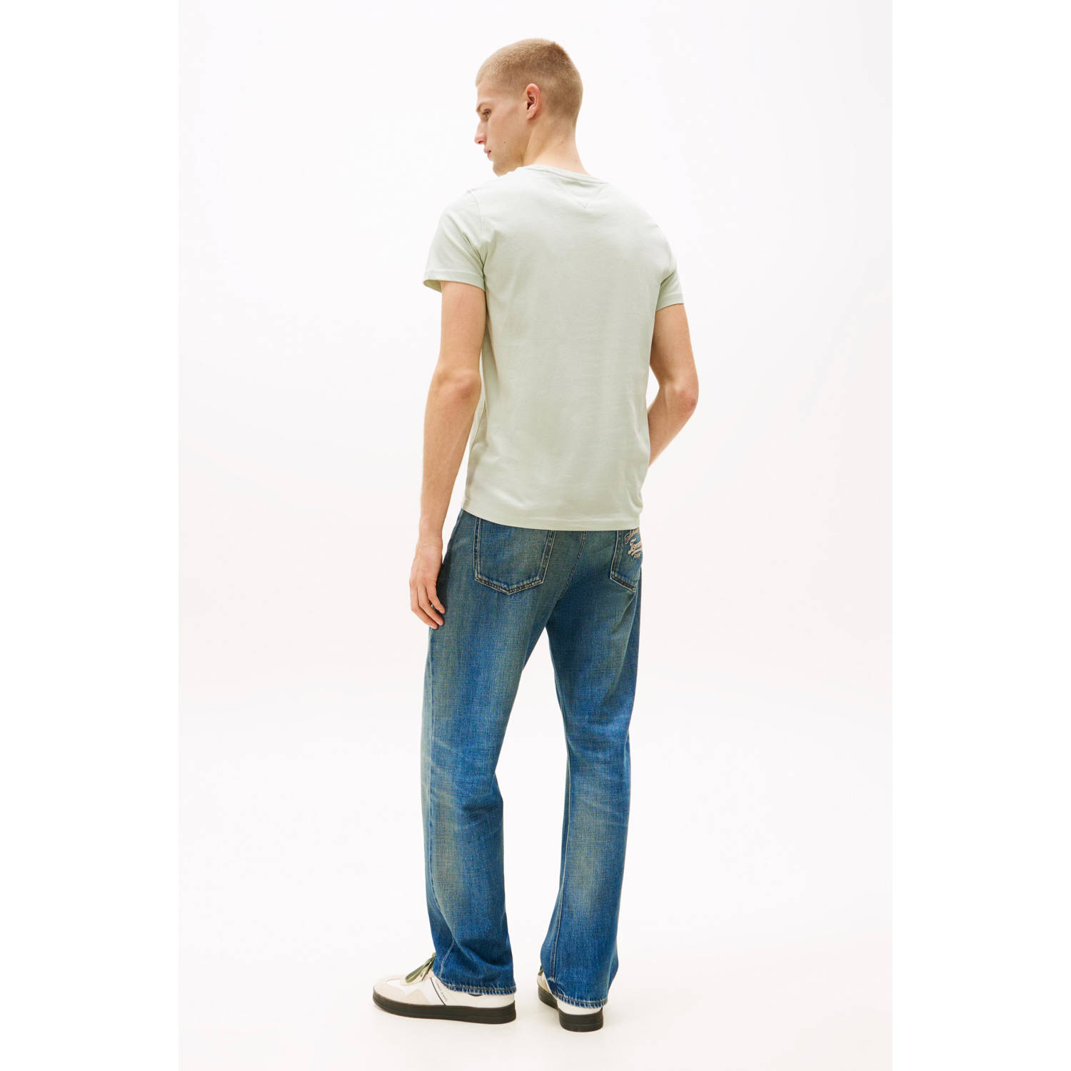 Tommy Jeans T-shirt lichtgroen