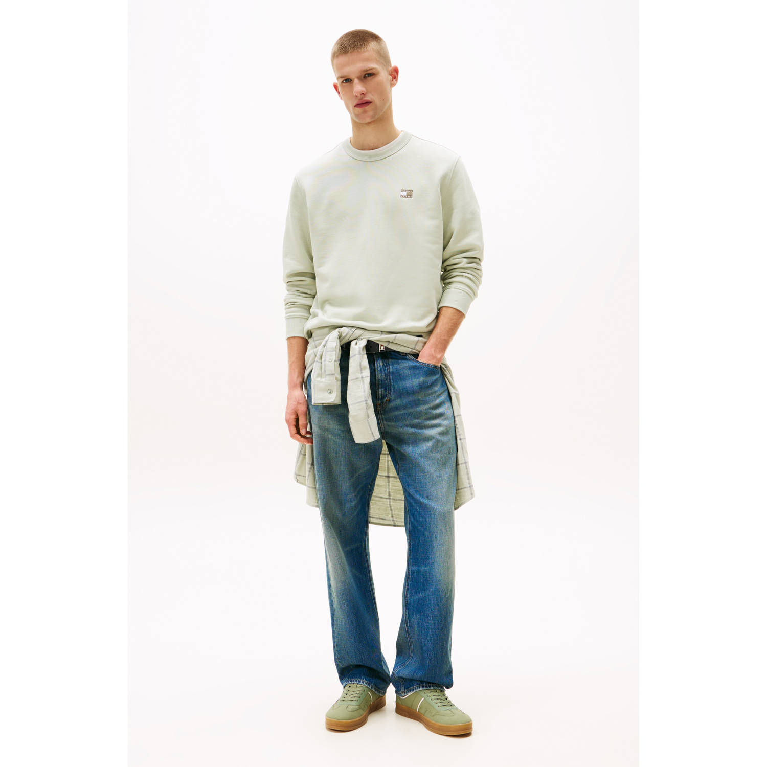 Tommy Jeans sweater mintgroen