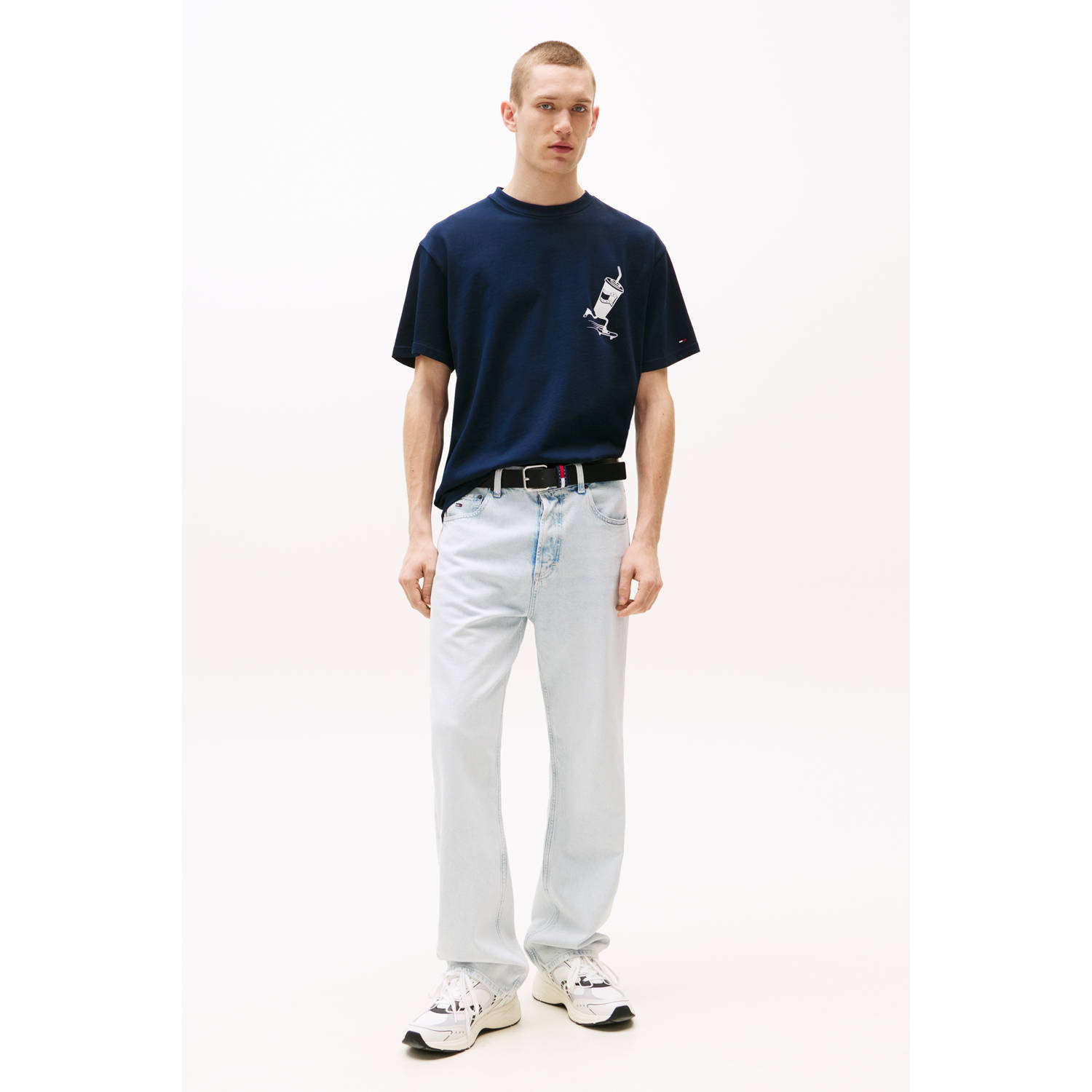 Tommy Jeans T-shirt donkerblauw
