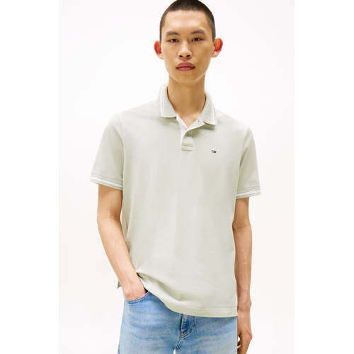 Tommy Jeans regular polo lichtgroen afbeelding