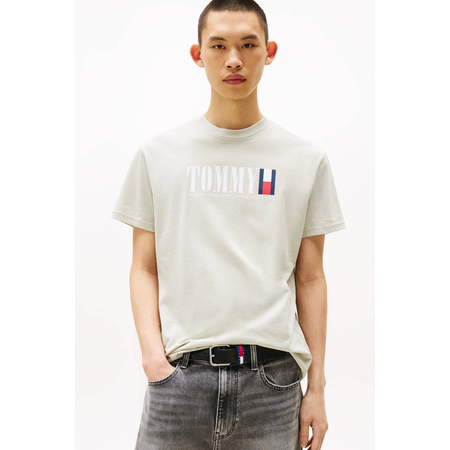 Tommy Hilfiger Regular Tommy DNA Flag Shirt Heren