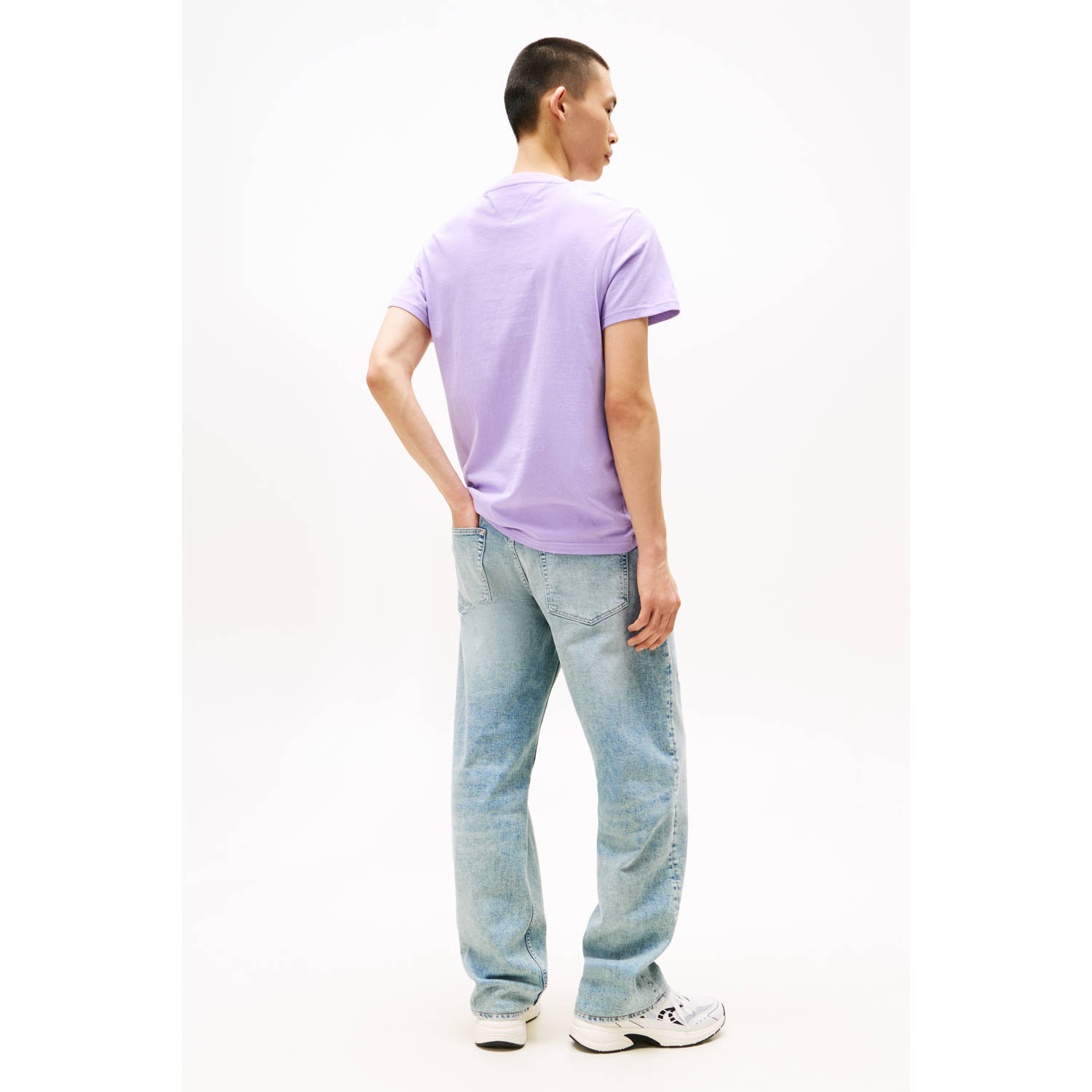 Tommy Jeans T-shirt lila