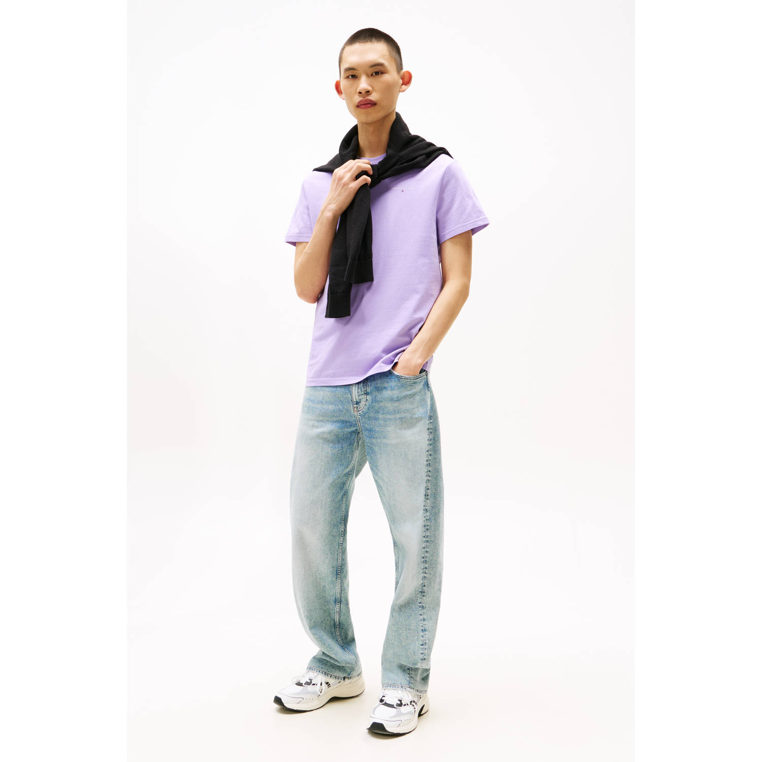 Tommy Jeans T-shirt lila