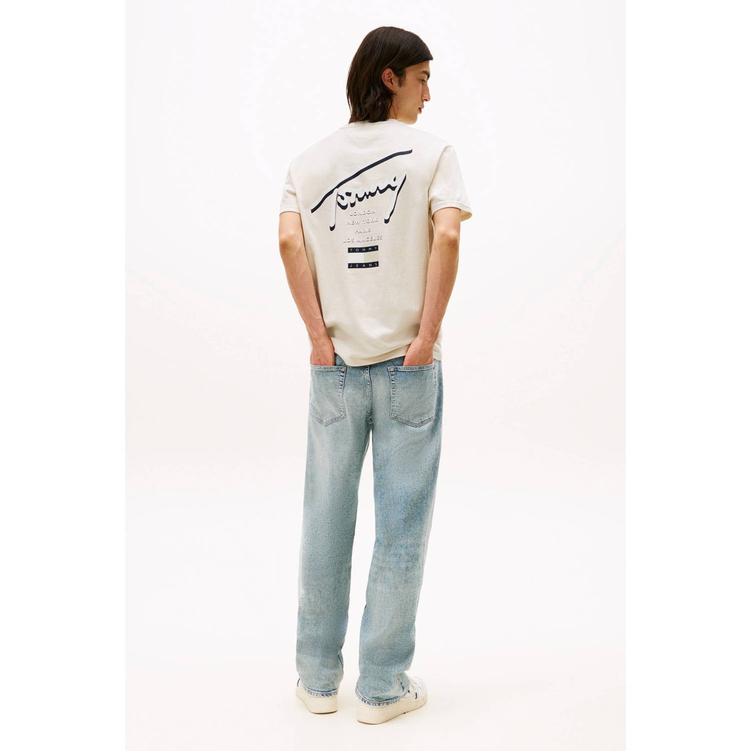 Tommy Jeans T-shirt ecru