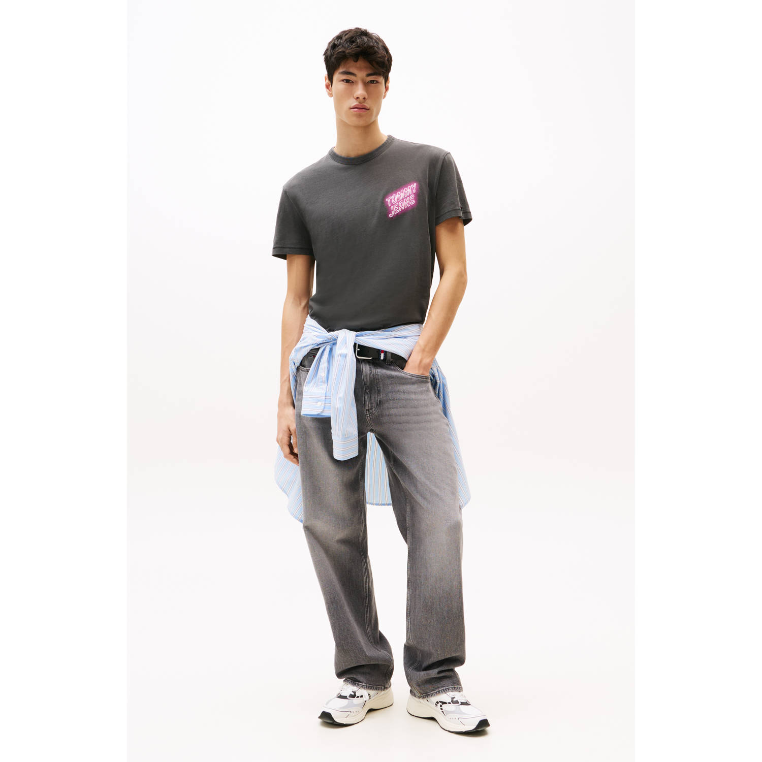 Tommy Jeans Regular fit T-shirt van puur katoen