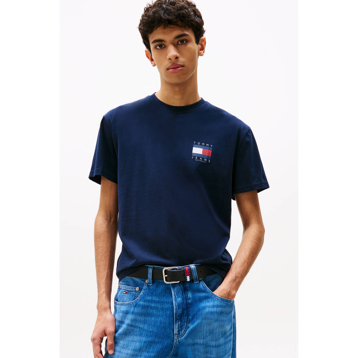 Tommy Jeans T-shirt donkerblauw