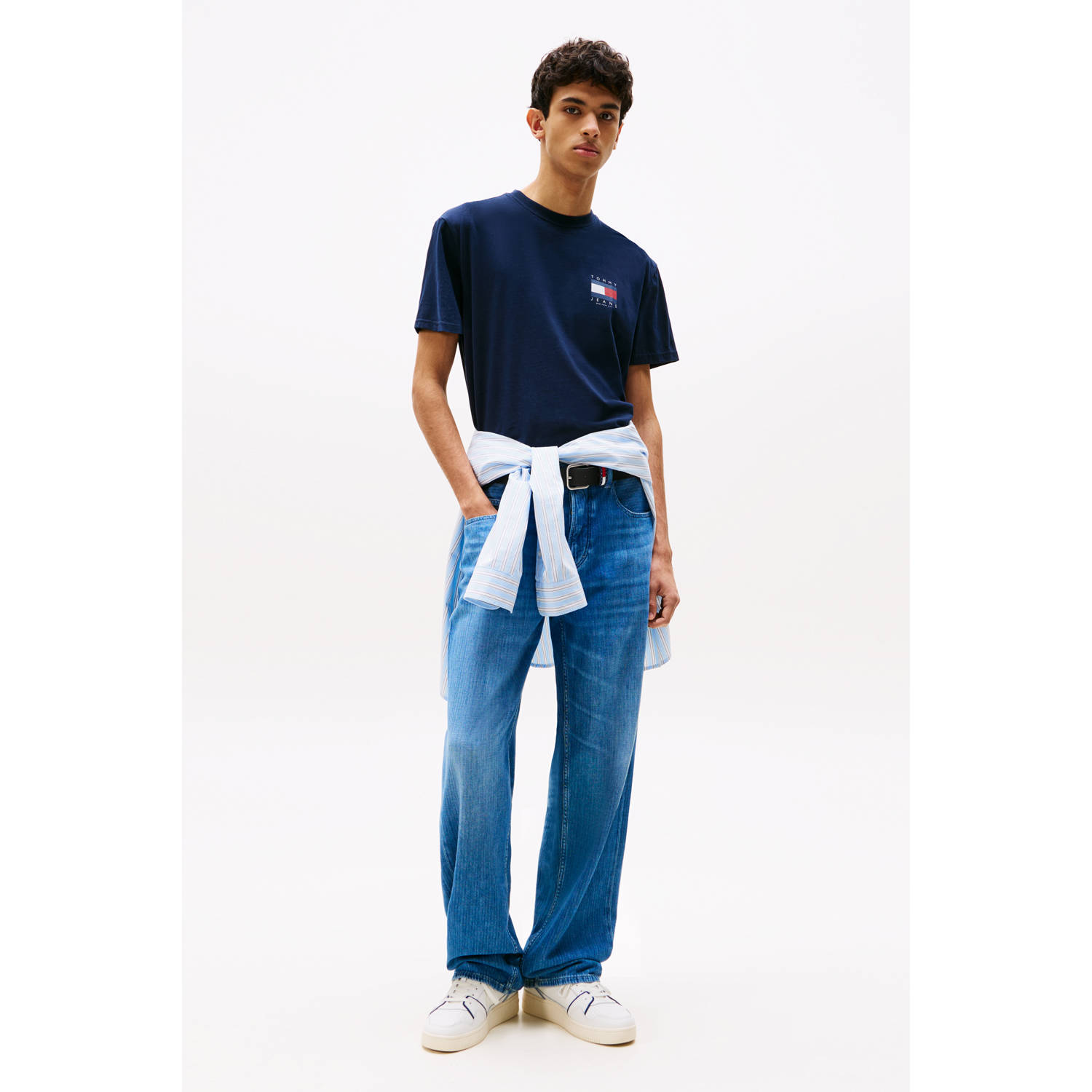 Tommy Jeans T-shirt donkerblauw