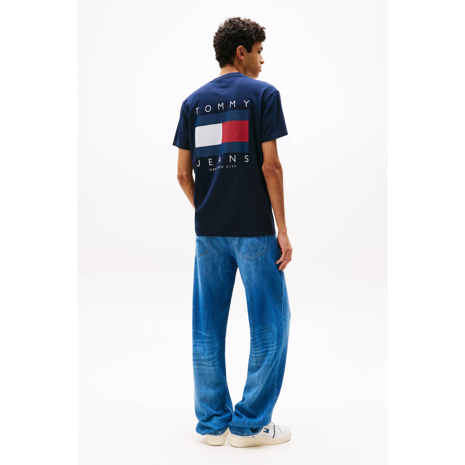 Tommy Jeans T-shirt donkerblauw