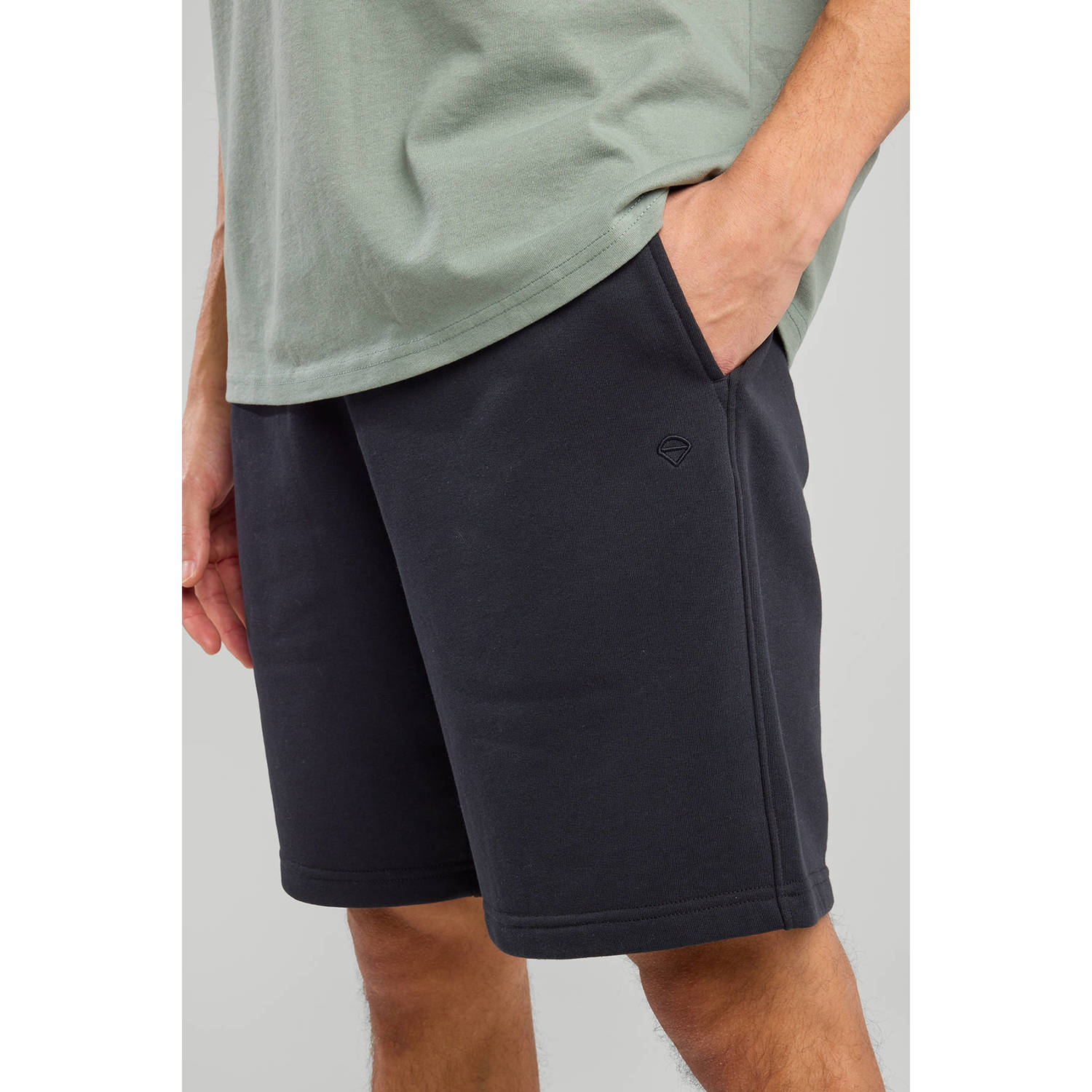 America Today regular sweatshort zwart