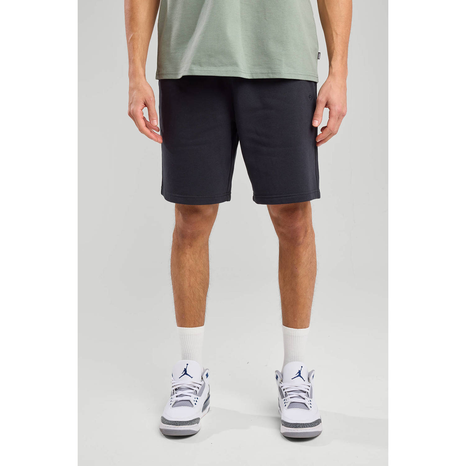 America Today regular sweatshort zwart