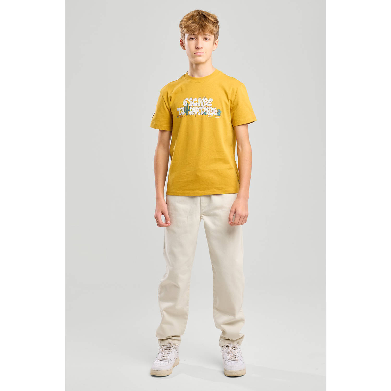 America Today T-shirt geel