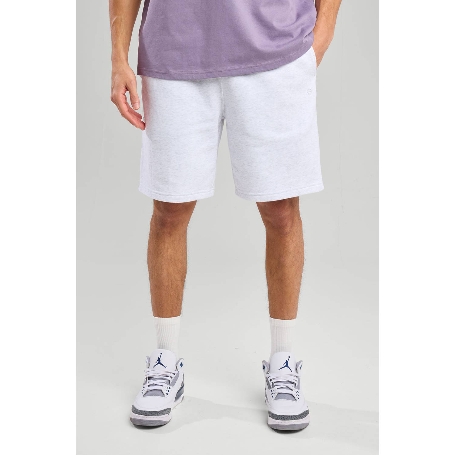 America Today regular sweatshort grijs